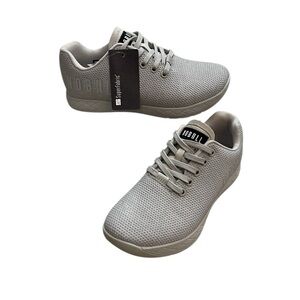 NOBULL SuperFabric Grey Trainers Weightlifting Workout Athletic Sneakers